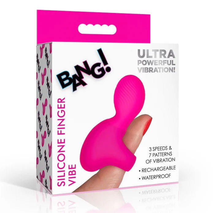 Silicone Finger Vibe - Pink - TruLuv Novelties