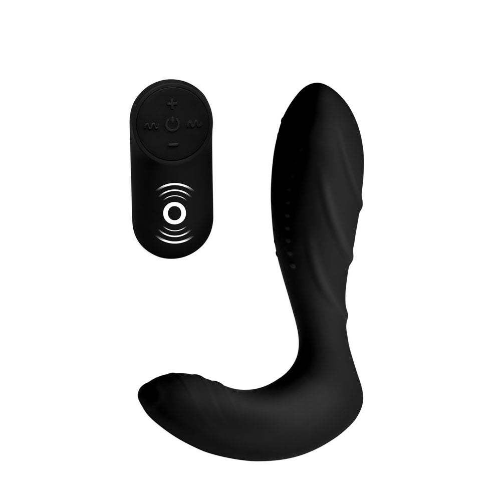 Silicone Prostate Vibrator With Remote Control - TruLuv Novelties
