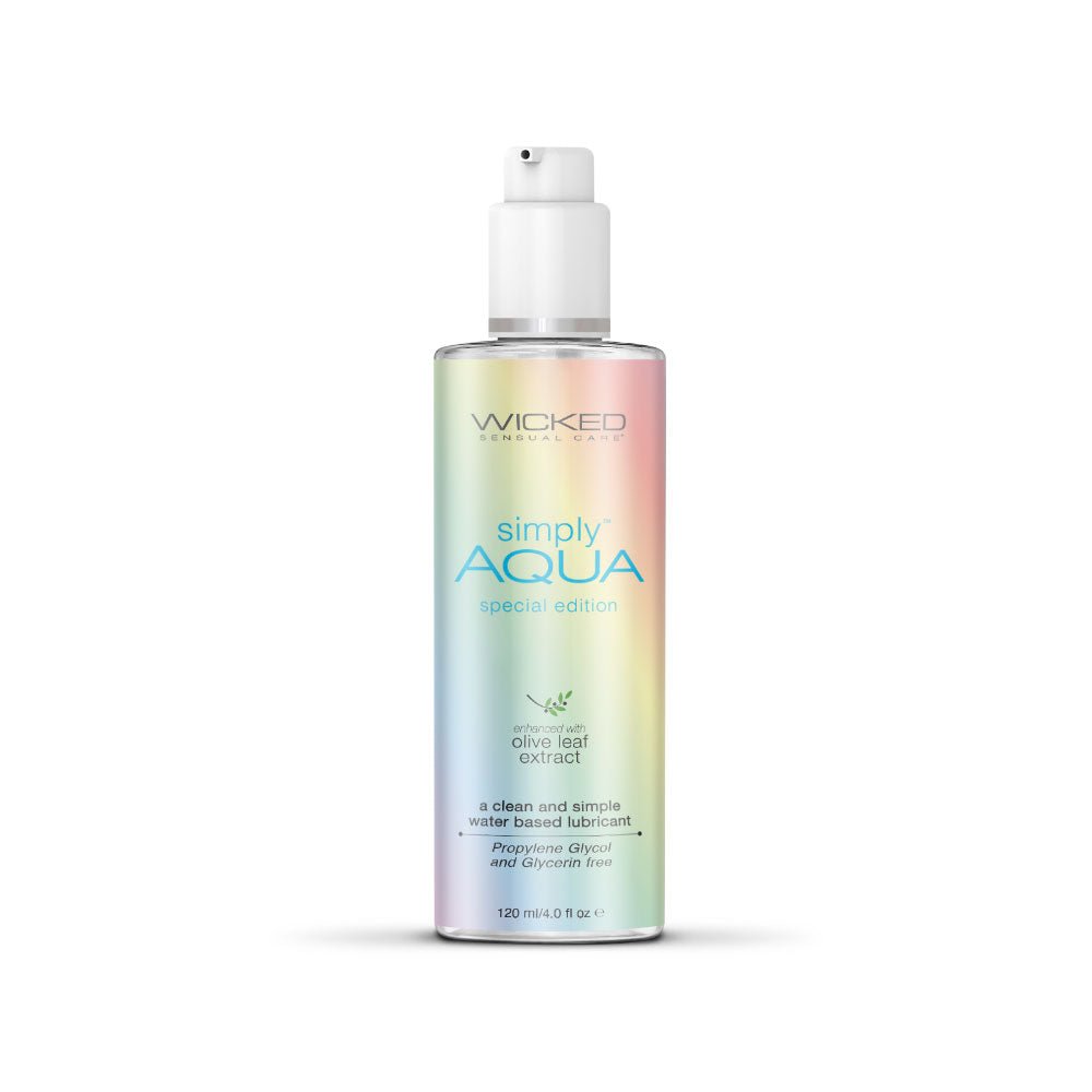 Simply Aqua Water Based Lubricant - 4 Fl. Oz. - Special Edition - TruLuv Novelties