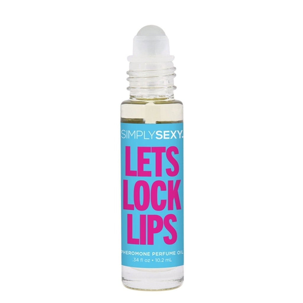 Simply Sexy Pheromone Perfume Oil Lets Lock Lips Roll on .34 Oz - TruLuv Novelties