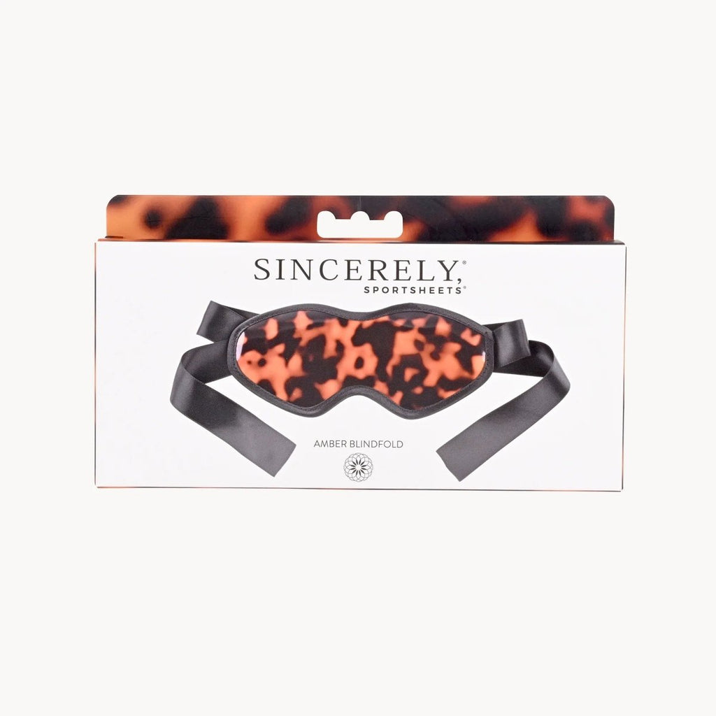 Sincerely Amber Blindfold - TruLuv Novelties