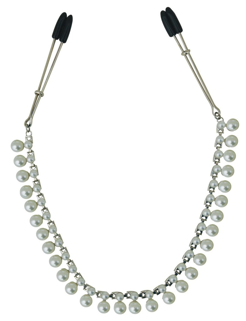Sincerely Pearl Chain Nipple Clips - TruLuv Novelties