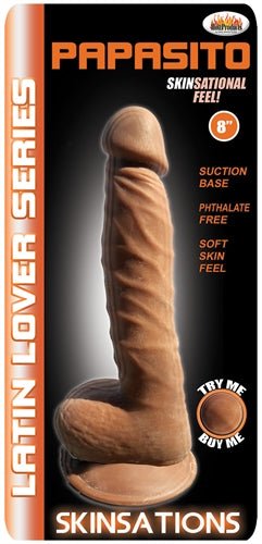 Skinsations Latin Lover Series 8 Inches - Papasito - TruLuv Novelties