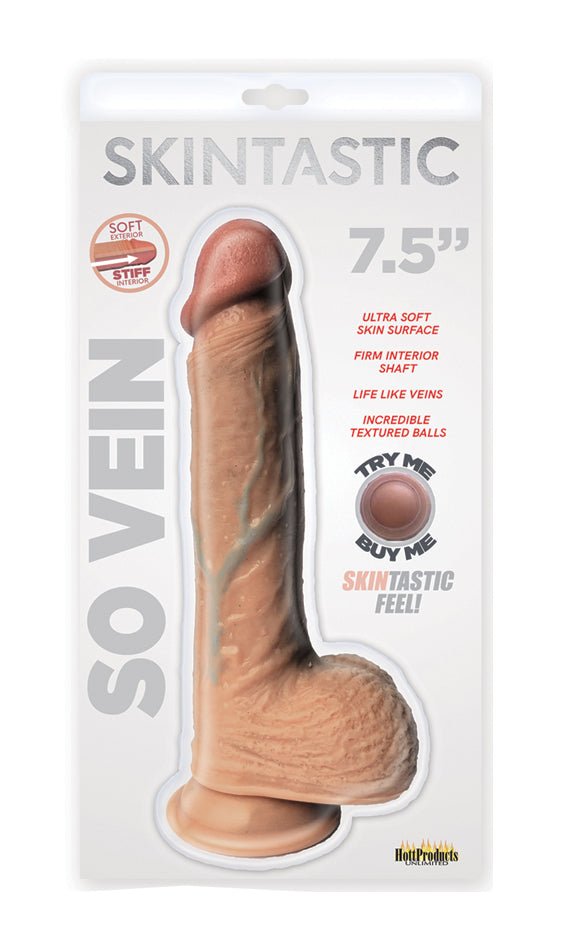Skinsations - Skintastic Series - So Vein - 7.5 Inches - TruLuv Novelties