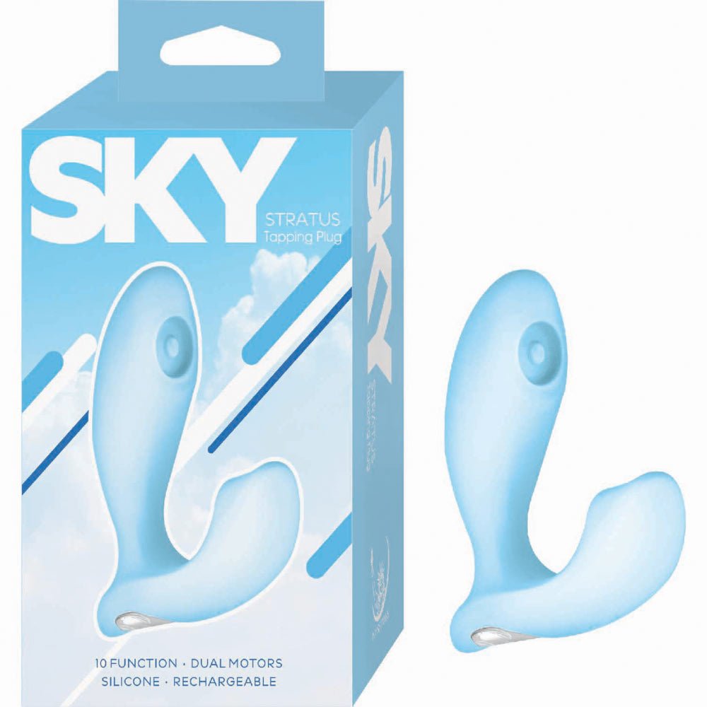 Sky Stratus Tapping Plug - Blue - TruLuv Novelties