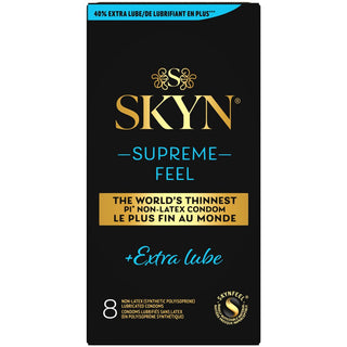 Skyn Supreme Feel Extra Lube Condoms 8pk
