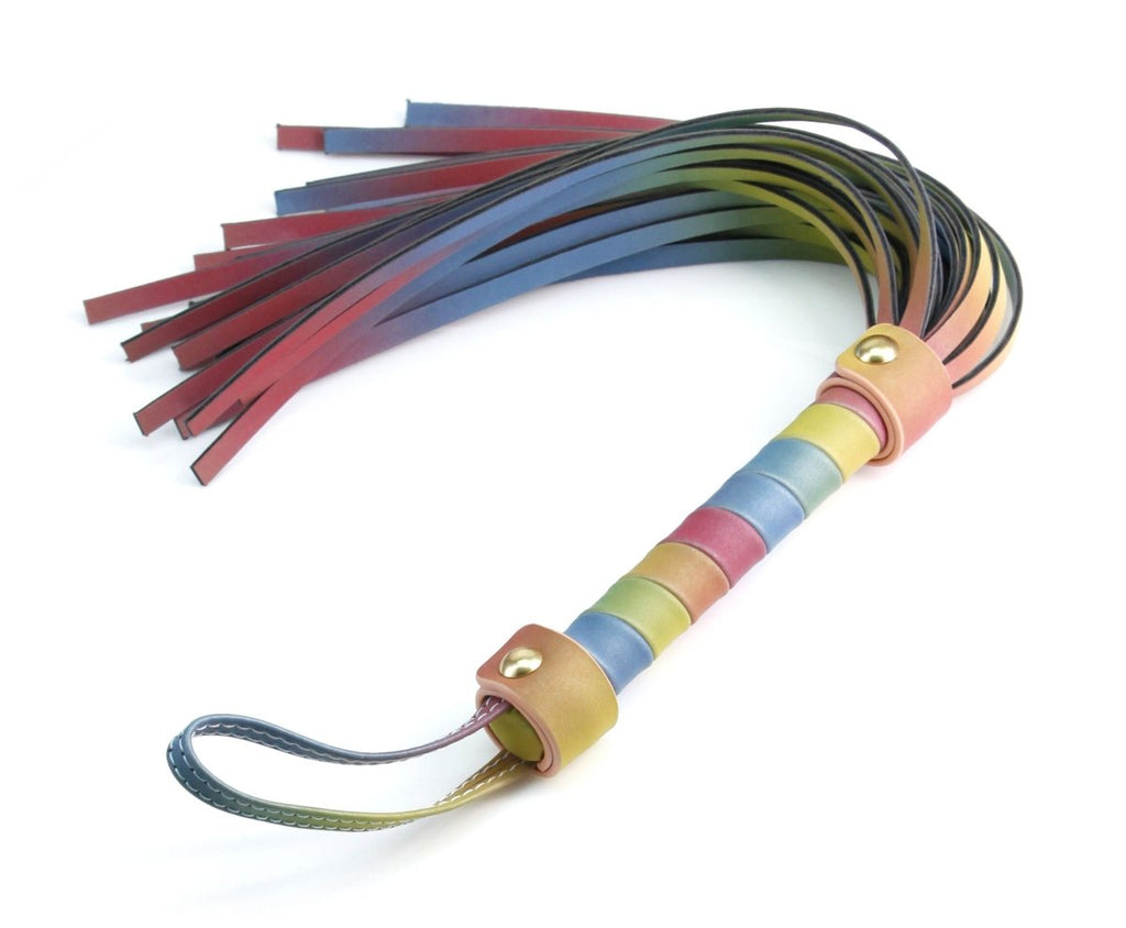 Spectra Bondage - Flogger - Rainbow - TruLuv Novelties