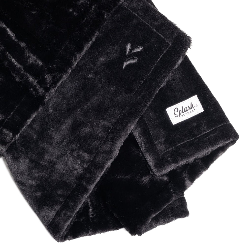 Splash Blanket Furlush Medium Black - TruLuv Novelties