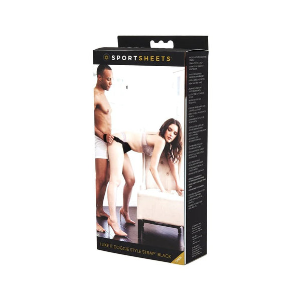 Sportsheets I Like It Doggie Style Strap Black - TruLuv Novelties
