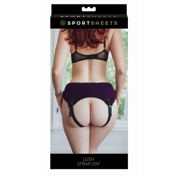 Sportsheets Lush Adjustable Strap - On Harness Purple - TruLuv Novelties