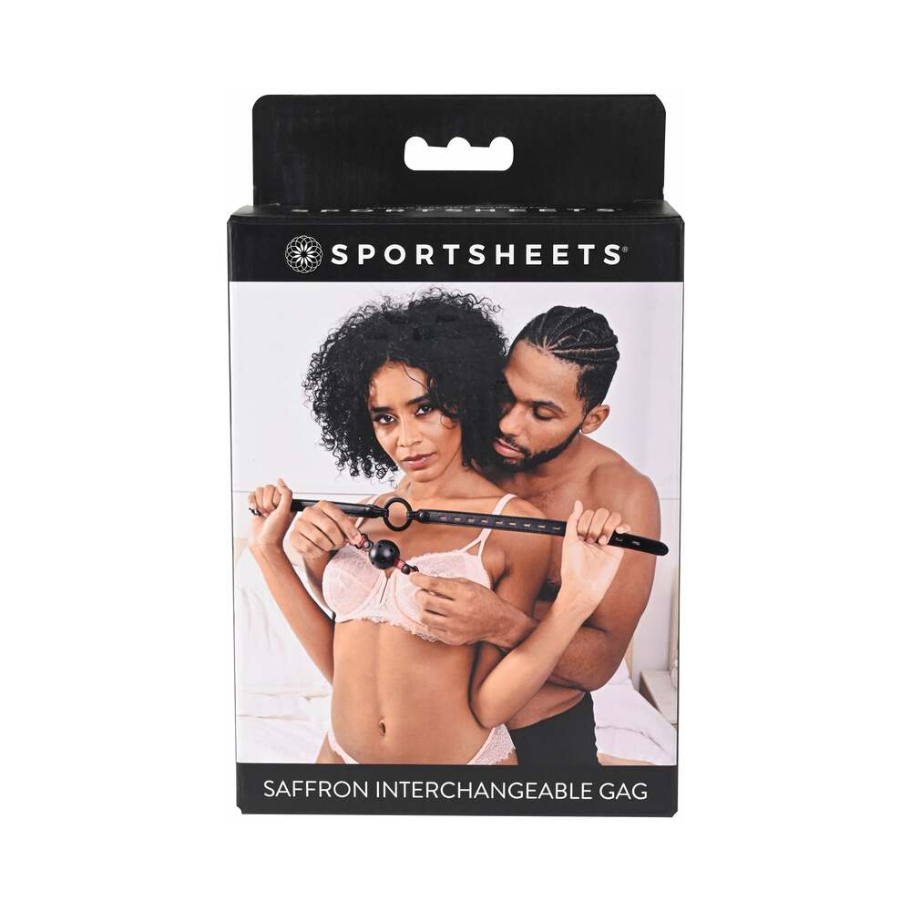 Sportsheets Saffron Interchangeable Gag with Adjustable Buckle - TruLuv Novelties