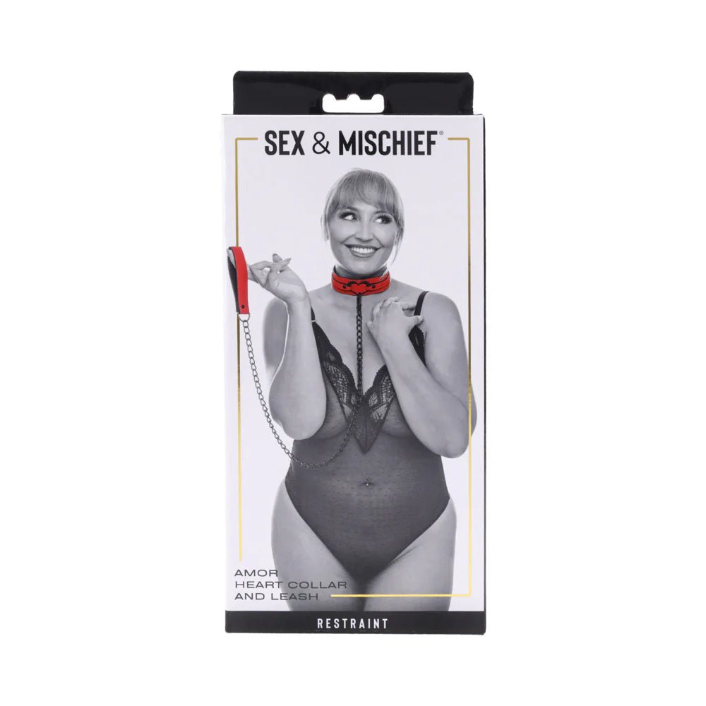 Sportsheets Sex & Mischief Amor Collar and Leash - TruLuv Novelties