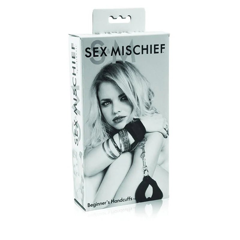 Sportsheets Sex & Mischief Beginner's Handcuffs Black - TruLuv Novelties