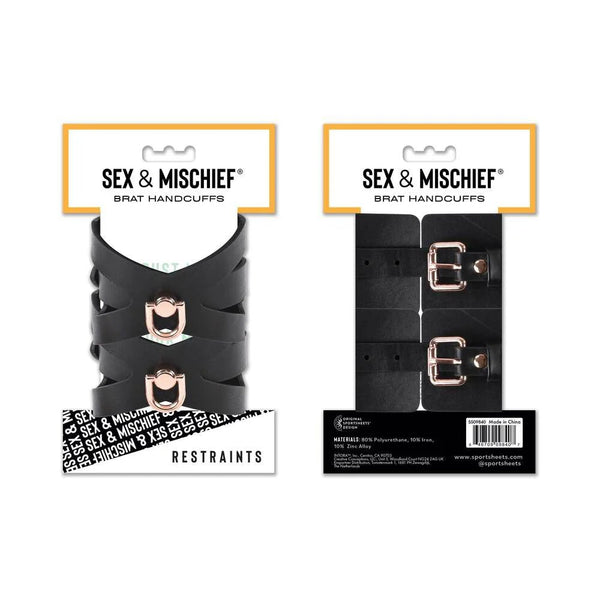 Sportsheets Sex & Mischief Brat Handcuffs - TruLuv Novelties