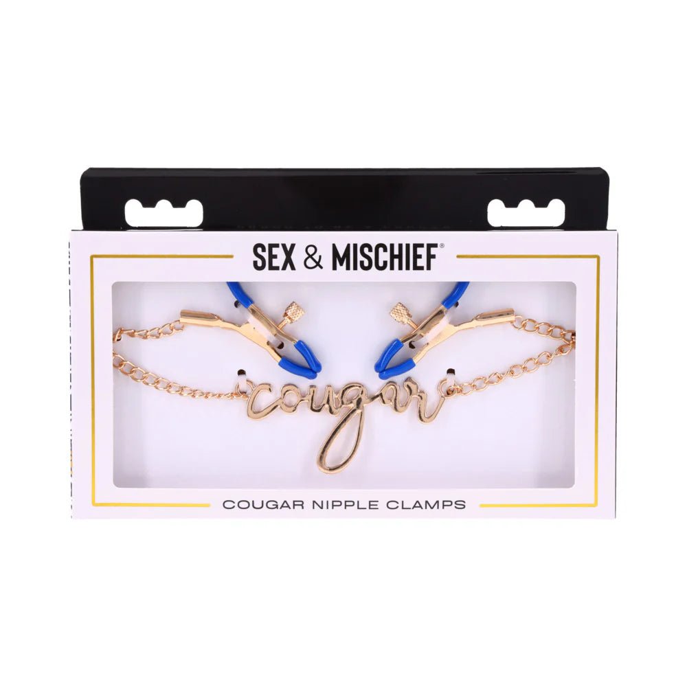Sportsheets Sex & Mischief Cougar Nipple Clamps - TruLuv Novelties