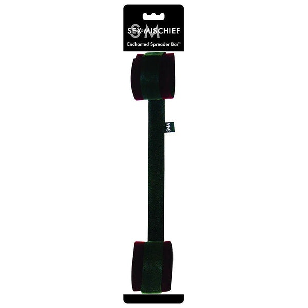 Sportsheets Sex & Mischief Enchanted Spreader Bar Black - TruLuv Novelties
