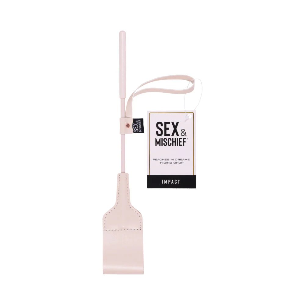 Sportsheets Sex & Mischief Peaches 'n CreaMe Riding Crop - TruLuv Novelties