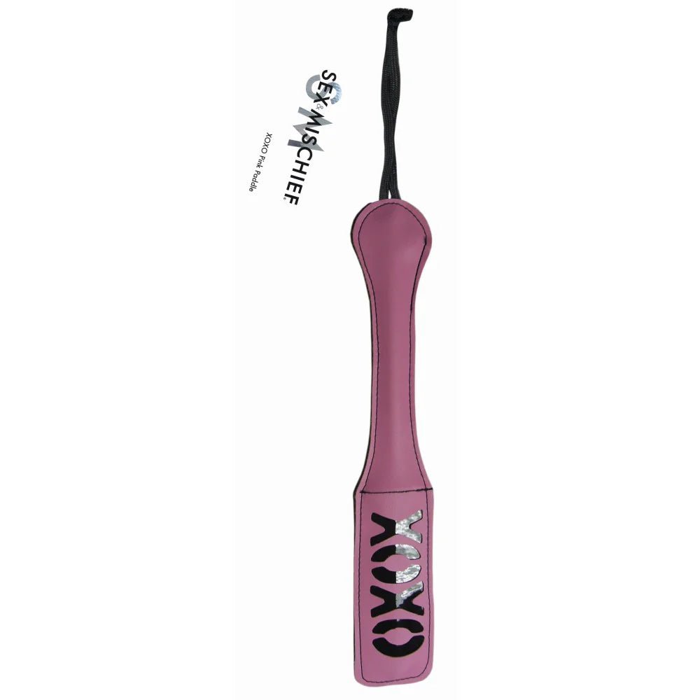 Sportsheets Sex & Mischief 'XOXO' Impression Paddle Pink - TruLuv Novelties