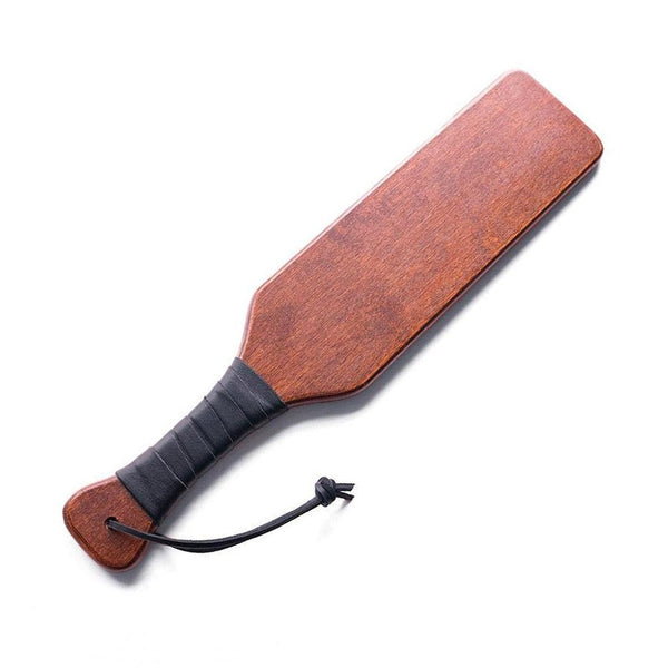 Stockroom Essentials Leather Wrapped Spanking Paddle - TruLuv Novelties