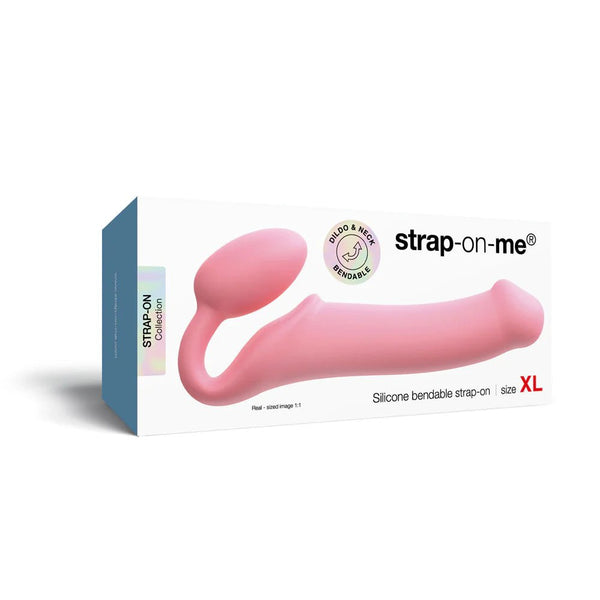 Strap - On - Me Semi - Realistic Bendable Strap - On XL Pink - TruLuv Novelties