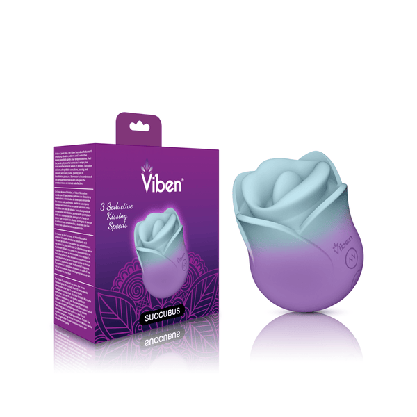 Succubus Vibrating Kissing Rose - Pixie Dust - TruLuv Novelties