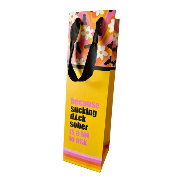 Sucking Dick Sober Wine Gift Bag - TruLuv Novelties