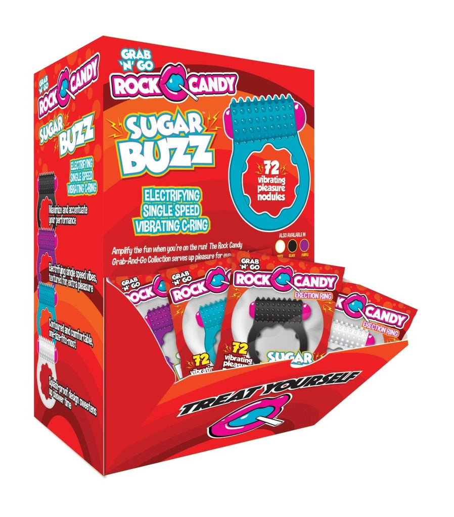 Sugar Buzz 24 Pk Display - Assorted - TruLuv Novelties