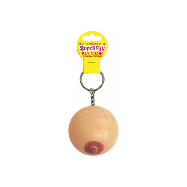 Super Fun Key Chain One Squishy Boob - TruLuv Novelties