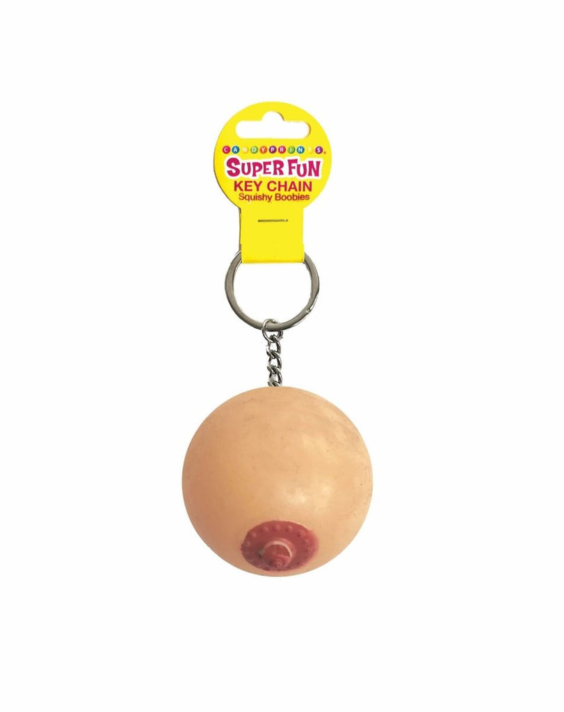 Super Fun Key Chain, Squishy Boob - Sold in 6pk - TruLuv Novelties