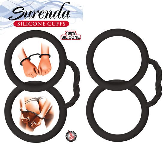 Surenda Silicone Cuffs - Black - TruLuv Novelties