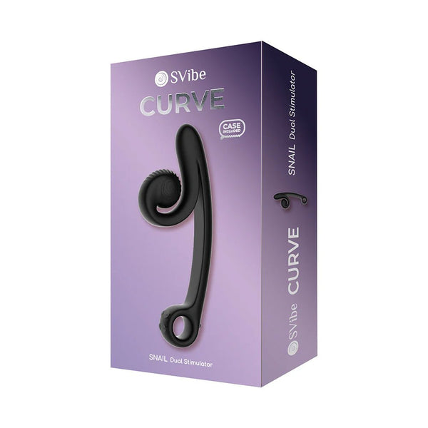 SVibe Snail Curve Black - TruLuv Novelties