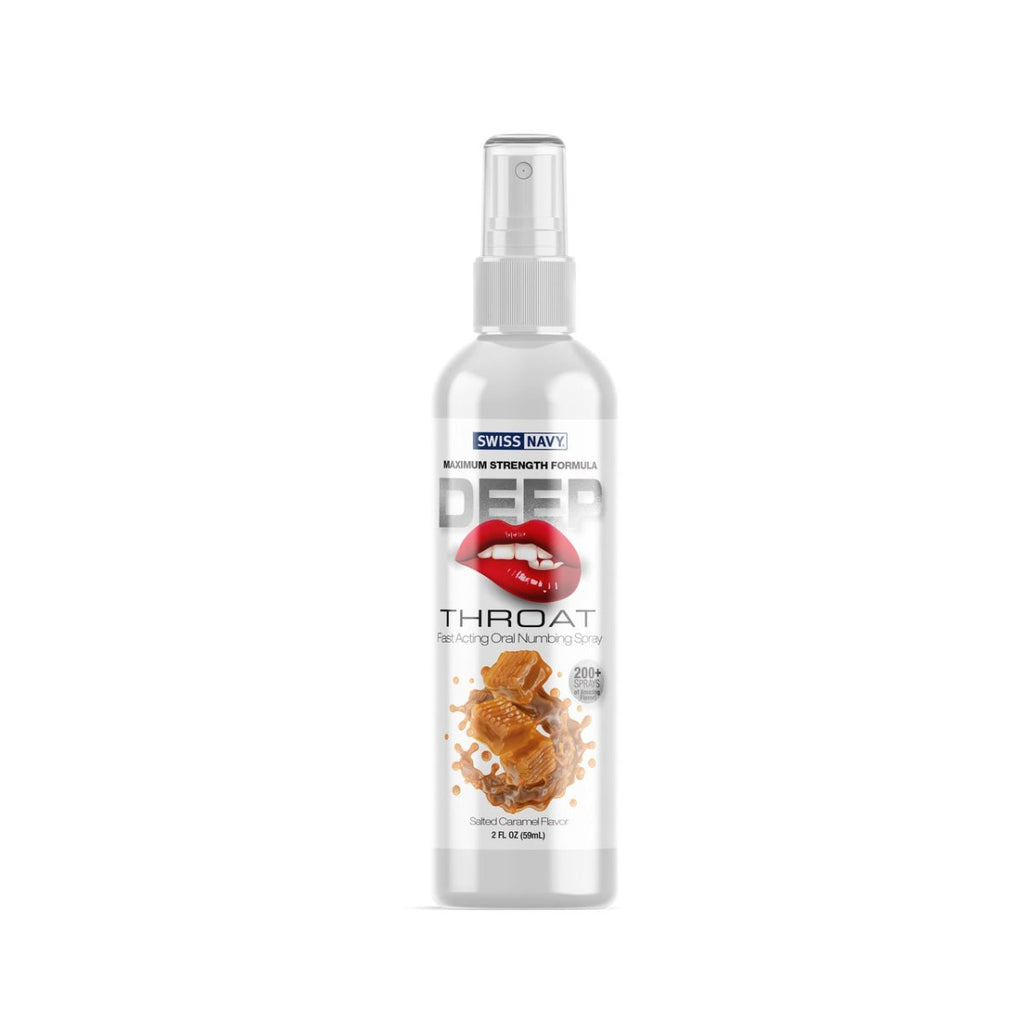 Swiss Navy Deep Throat Spray - Salted Caramel - 2 Fl Oz - TruLuv Novelties