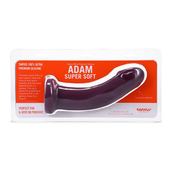 Tantus Adam Super Soft Semi-Realistic Dildo Currant - TruLuv Novelties