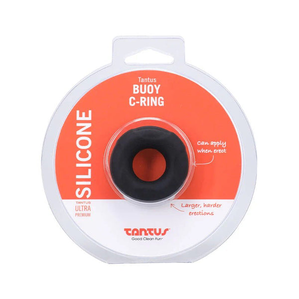 Tantus Buoy C - Ring Small Black - TruLuv Novelties