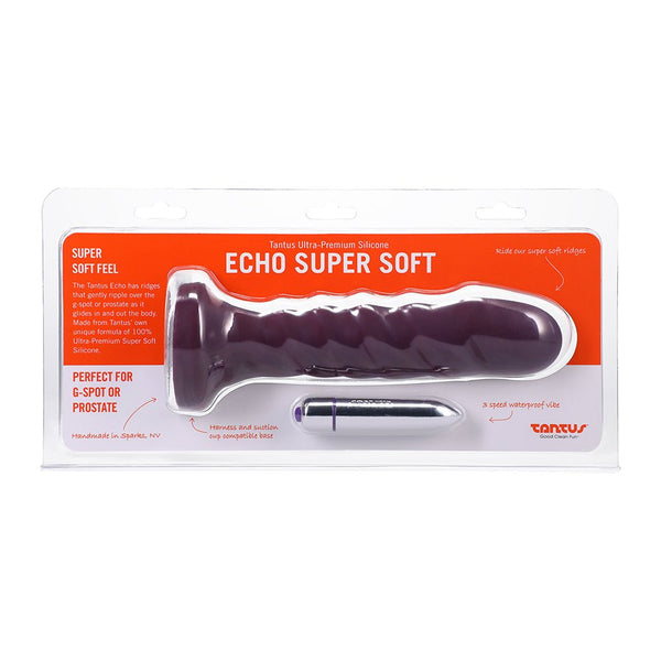 Tantus Echo Super Soft Dildo Currant - TruLuv Novelties