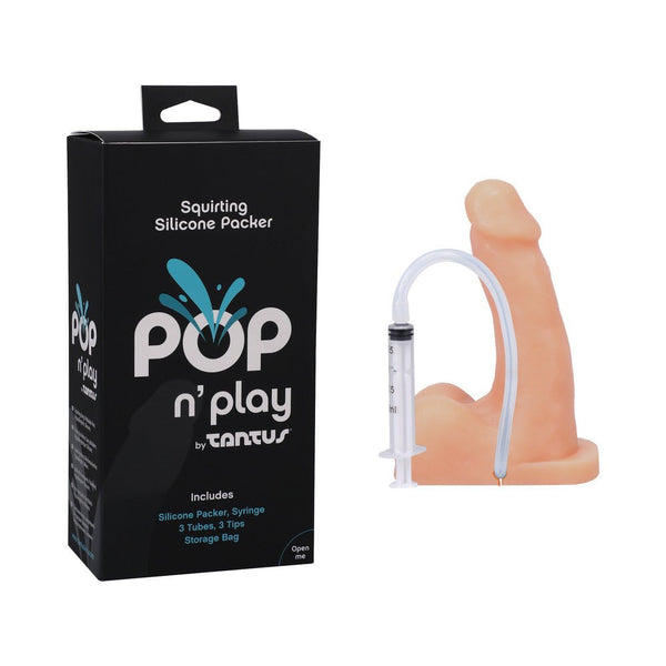 Tantus POP n' Play Squirting Packer Cream - TruLuv Novelties