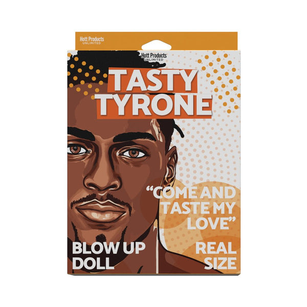 Tasty Tyrone Blow Up Doll Brown - TruLuv Novelties