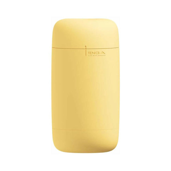 Tenga Puffy Stroker Custard Yellow - TruLuv Novelties