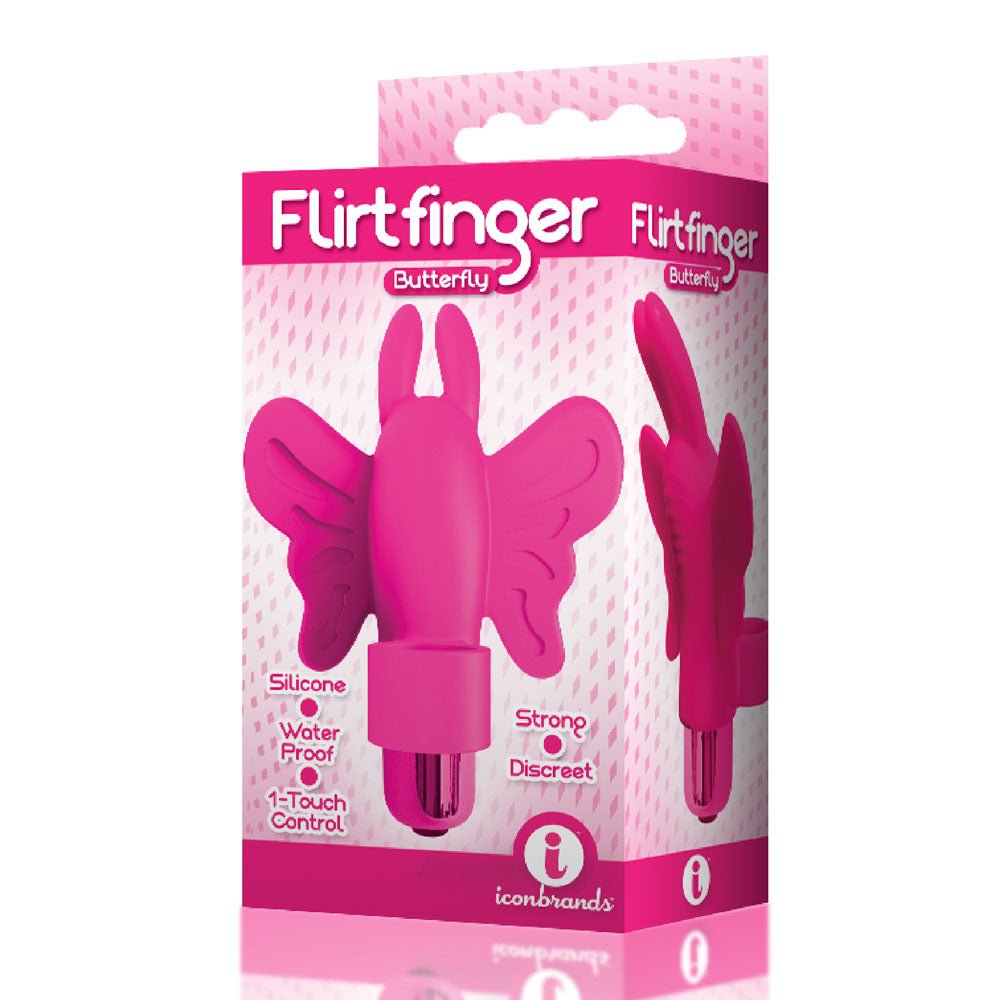 The 9's Flirt Finger Butterfly Finger Vibrator - TruLuv Novelties
