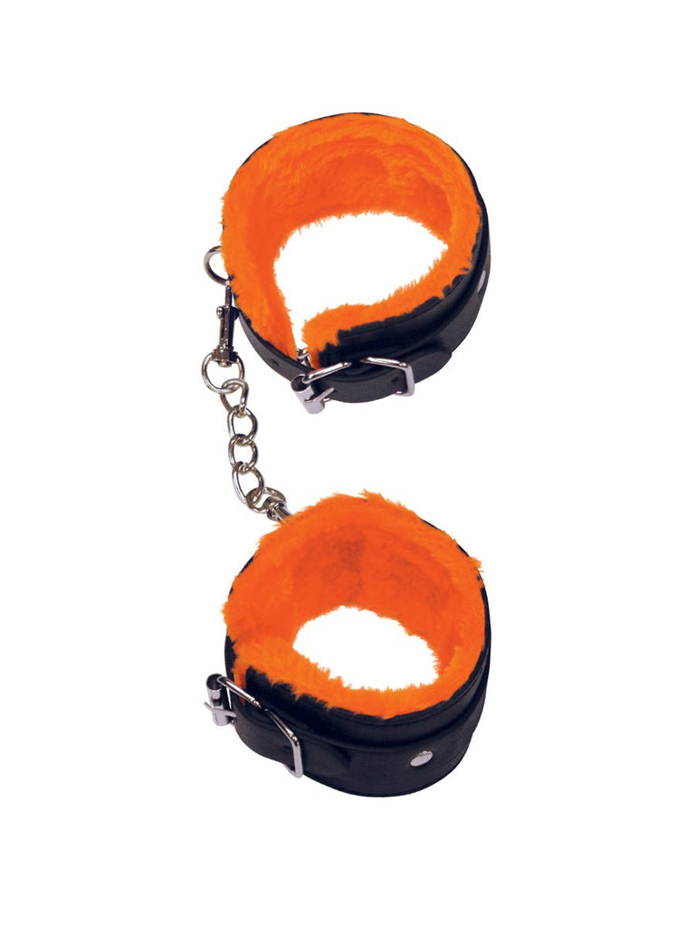 The 9's Orange Is the New Black Love Cuffs Ankle - Black - TruLuv Novelties