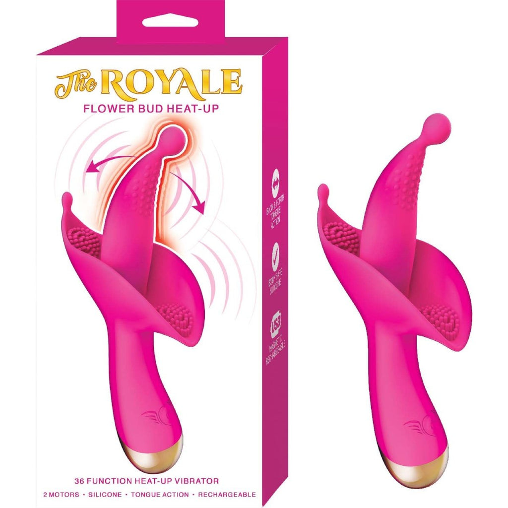 The Royale Flower Bud Heat Up - Pink - TruLuv Novelties
