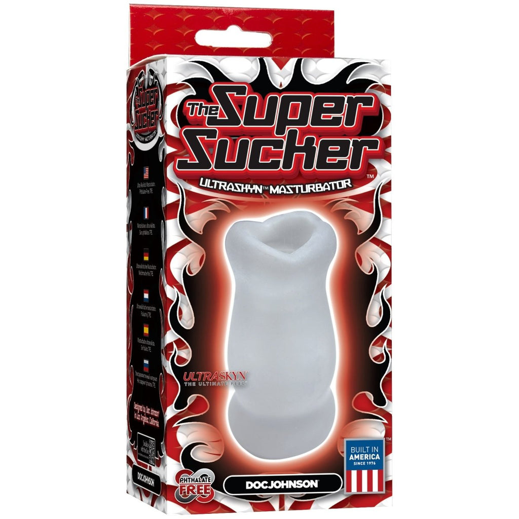 The Super Sucker Ultraskyn Masturbator - Clear - TruLuv Novelties