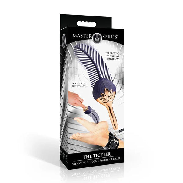 The Tickler Vibrating Silicone Feather Tickler - TruLuv Novelties