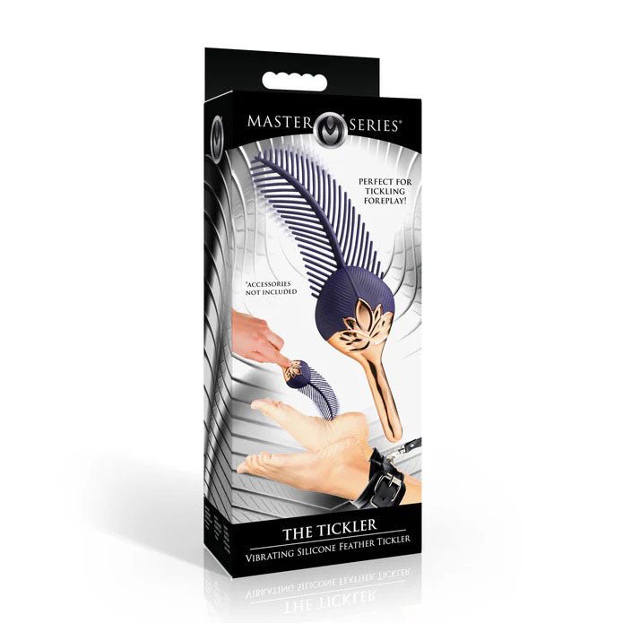 The Tickler Vibrating Silicone Feather Tickler - TruLuv Novelties