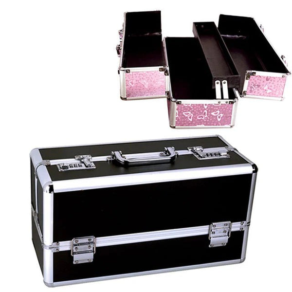 The Toy Chest Lockable Vibrator Case Large Black - TruLuv Novelties