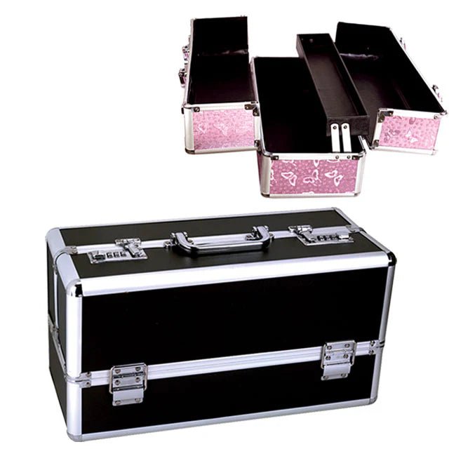 The Toy Chest Lockable Vibrator Case Large Black - TruLuv Novelties