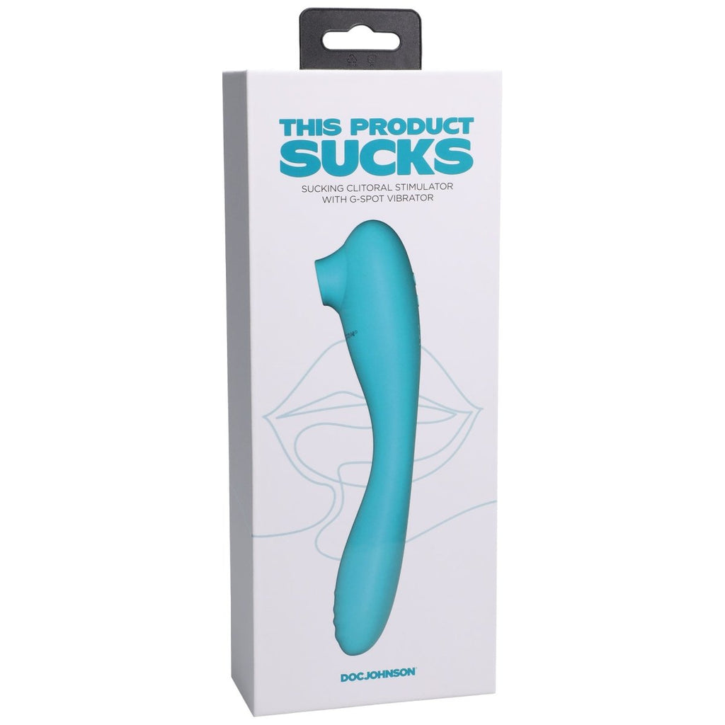 This Product Sucks - Sucking Clitoral Stimulator With Bendable G-Spot Vibrator - TruLuv Novelties