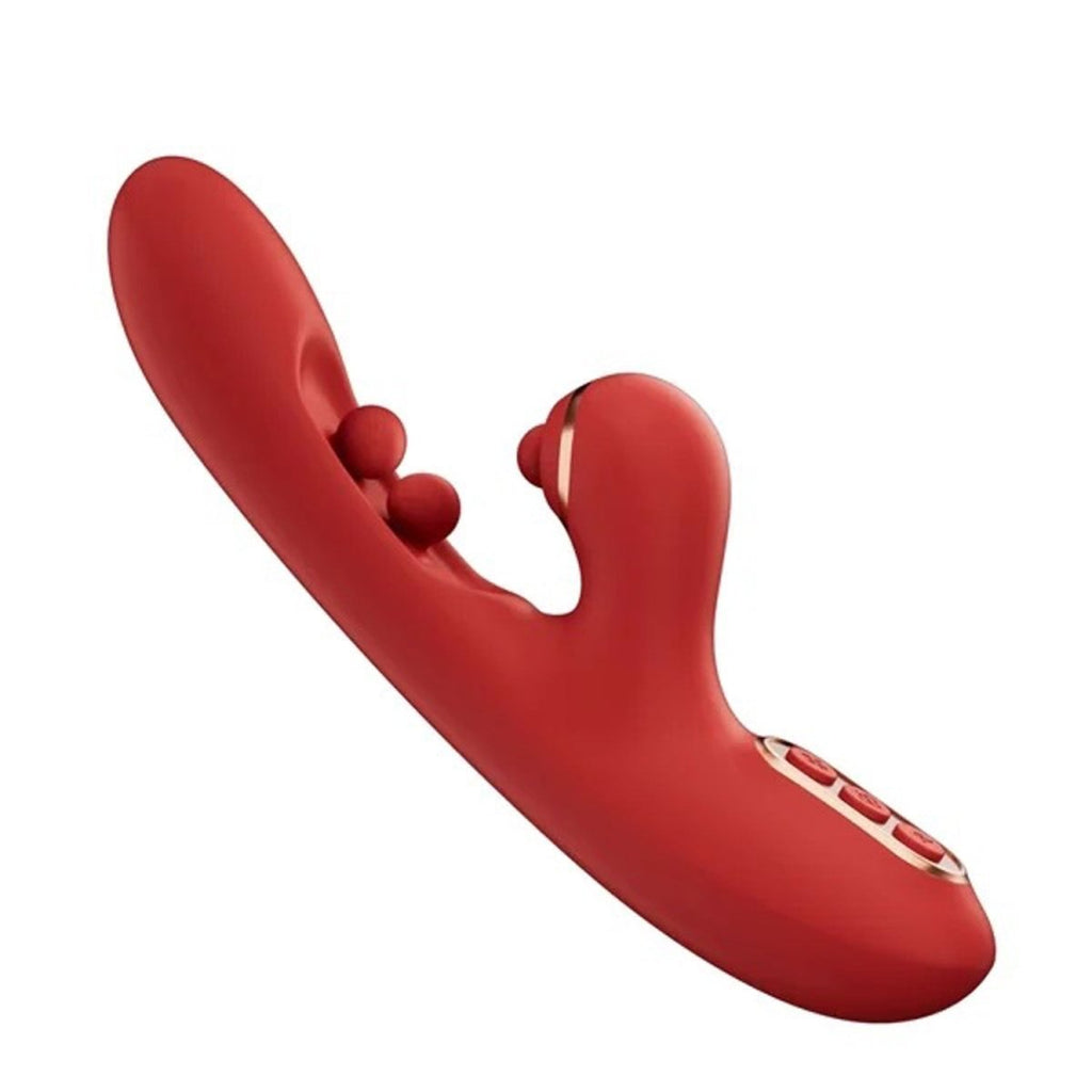 Tickler Wiggling G - Spot Vibrator - Red - TruLuv Novelties