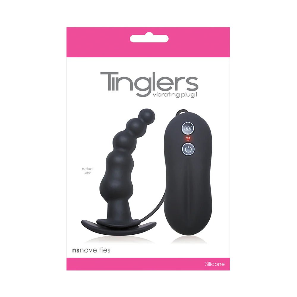 Tinglers Vibrating Plug I Black - TruLuv Novelties