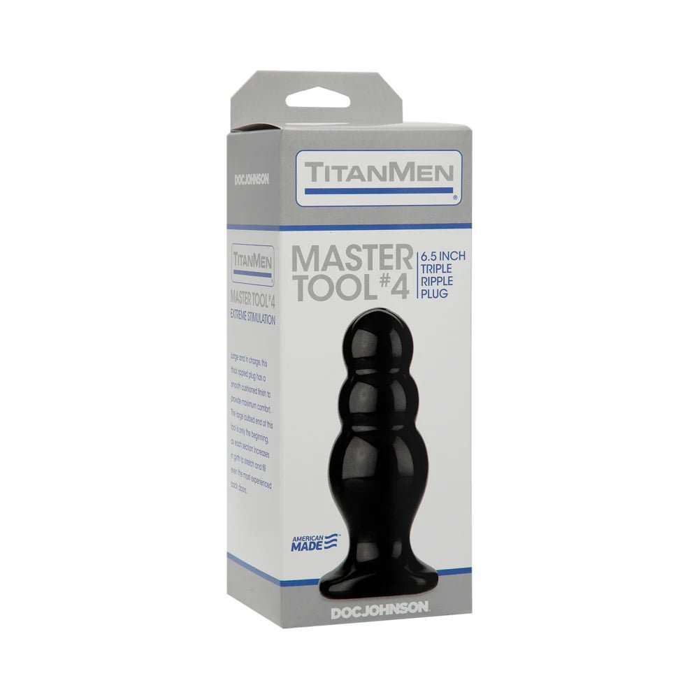 TitanMen - Master Tool 4 Black - TruLuv Novelties